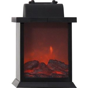 Světelná LED dekorace s imitací plamene Star Trading Fireplace, šířka 15 cm obraz
