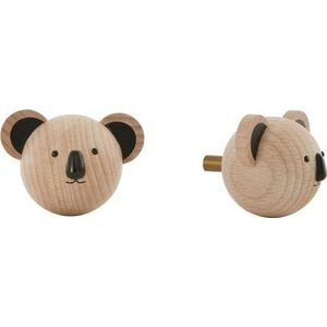 Nástěnný háček z bukového dřeva v přírodní barvě Koala – OYOY Mini obraz