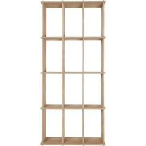 Patrová police z dubového dřeva v přírodní barvě 64 cm Grid – OYOY Living Design obraz