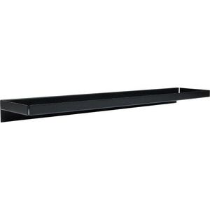 Černá kovová police 80 cm Bakku – OYOY Living Design obraz