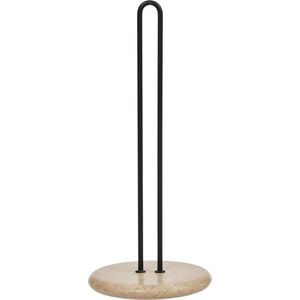 Béžový mramorový stojan na papírové utěrky ø 14 cm Savi – OYOY Living Design obraz