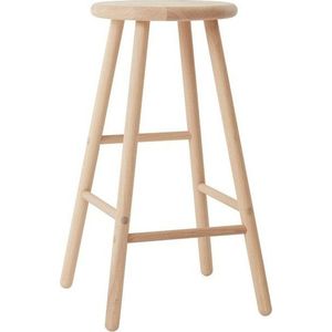 Barová stolička z dubového dřeva ve světle přírodní barvě (výška sedáku 65 cm) Moto – OYOY Living Design obraz