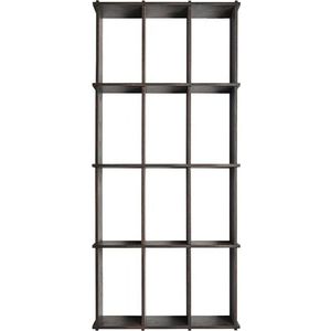 Patrová police z jasanového dřeva v tmavě přírodní barvě 58 cm Grid – OYOY Living Design obraz