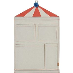 Krémový látkový závěsný organizér 40x1x60 cm Circus – OYOY Mini obraz