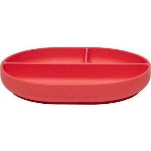 Červený silikonový dětský talíř 17x21, 5 cm Enkei – OYOY Mini obraz