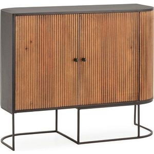 Komoda z mangového dřeva v přírodní barvě 110x90x40 cm Curve – MOME obraz