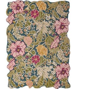 Ručně tkaný vlněný koberec 120x170 cm Daphne Shaped Floral – Flair Rugs obraz