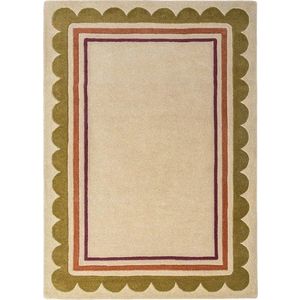 Ručně tkaný vlněný koberec v přírodní barvě 160x230 cm Lois – Flair Rugs obraz