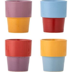 Kameninové šálky v sadě 4 ks na cappuccino 150 ml Ewan – Bloomingville obraz