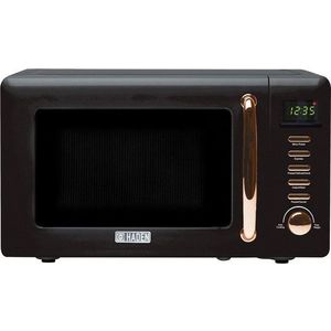 Černá mikrovlnná trouba Black & Copper – Haden obraz