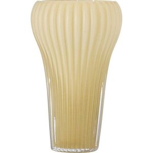 Světle žlutá skleněná ručně vyrobená váza (výška 28 cm) Averie – Bloomingville obraz
