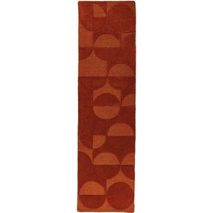 Ručně tkaný vlněný běhoun v terakotové barvě 60x230 cm Gigi – Flair Rugs obraz