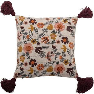 Dekorační polštář s příměsí bavlny 45x45 cm Vivielle – Bloomingville obraz