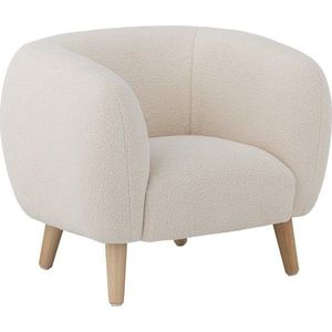 Bílé dětské křesílko z textilie bouclé Cade – Bloomingville Mini obraz