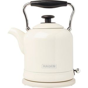 Krémová rychlovarná konvice z nerezové oceli 1, 5 l Highclere – Haden obraz