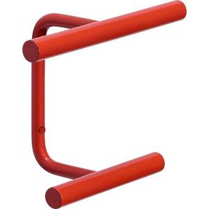 Červený nástěnný kovový háček Flip – Hübsch obraz