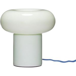 Světle zelená skleněná stolní lampa (výška 22 cm) Hues – Hübsch obraz