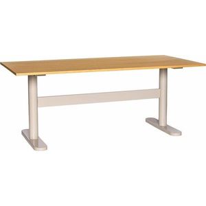 Pracovní stůl s deskou v dubovém dekoru 90x190 cm Tona – Hübsch obraz