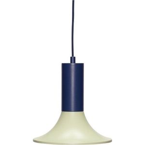 Světle zelené/tmavě modré kovové stmívatelné závěsné svítidlo ø 25 cm Luminary – Hübsch obraz