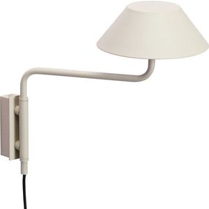 Béžové kovové LED stmívatelné nástěnné svítidlo do zásuvky ø 30 cm Cover – Hübsch obraz