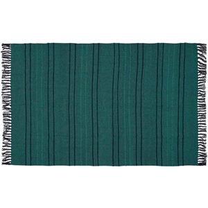 Zelená bavlněná deka 140x200 cm Tap – Hübsch obraz