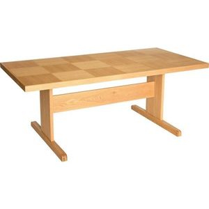 Jídelní stůl v dekoru dubu 95x195 cm Skak – Hübsch obraz