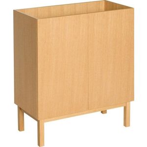 Skříňka v dekoru dubu v přírodní barvě 80x90x40 cm Ark – Hübsch obraz
