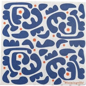 Papírové ubrousky v sadě 20 ks 33x33 cm Eviaya – Bloomingville obraz