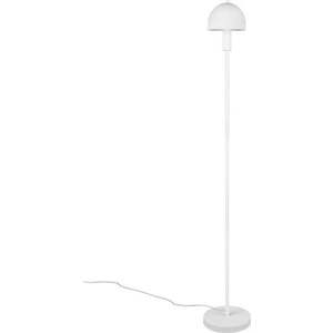 Bílá stojací lampa se skleněným stínidlem (výška 120 cm) Glenn – Reality obraz