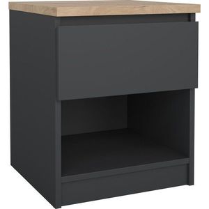 Tmavě šedý noční stolek Naia – Tvilum obraz