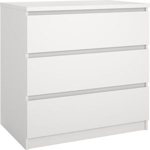 Bílá komoda 77x76x50 cm Naia – Tvilum obraz