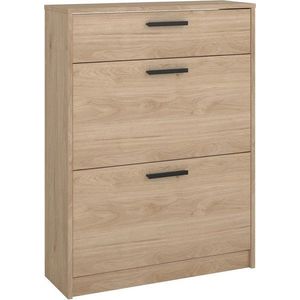 Výklopný botník v dekoru dubu v přírodní barvě 70x94x24 cm Escape – Tvilum obraz