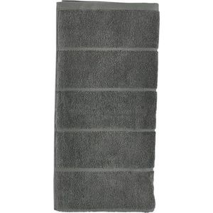 Tmavě zelený froté bavlněný ručník 50x100 cm Sauna – Zone obraz