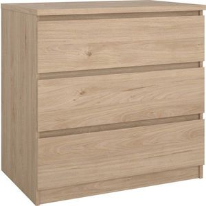 Komoda v dekoru dubu v přírodní barvě 77x76x50 cm Naia – Tvilum obraz
