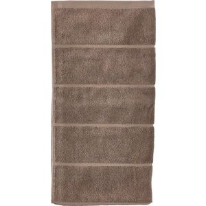 Světle hnědý froté bavlněný ručník 50x100 cm Sauna – Zone obraz