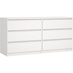 Bílá komoda 154x76x50 cm Naia – Tvilum obraz