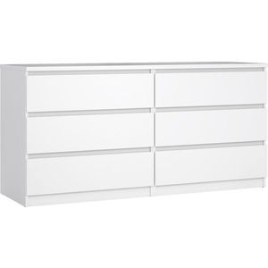 Bílá komoda 154x76x50 cm Naia – Tvilum obraz
