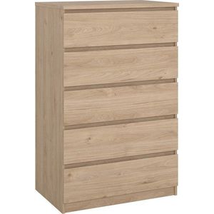 Komoda v dekoru dubu v přírodní barvě 77x121x50 cm Naia – Tvilum obraz