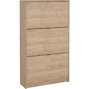 Výklopný botník v dekoru dubu v přírodní barvě 70x124x24 cm Shoes – Tvilum obraz