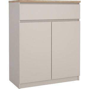 Krémová komoda 80x100x40 cm Naia – Tvilum obraz
