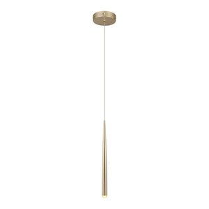 LED závěsné svítidlo ve zlaté barvě ø 14 cm Cala – Trio Select obraz