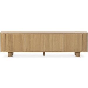 TV stolek v dekoru dubu v přírodní barvě 180x50, 5x40 cm Padoc – MOME obraz