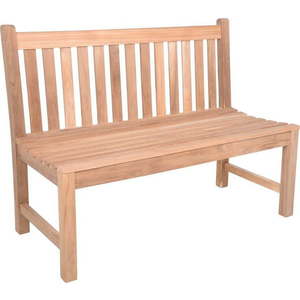 Dřevěná zahradní lavice v přírodní barvě Solo – Garden Pleasure obraz