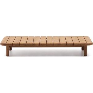 Zahradní odkládací stolek z teakového dřeva 70x140 cm Turqueta – Kave Home obraz