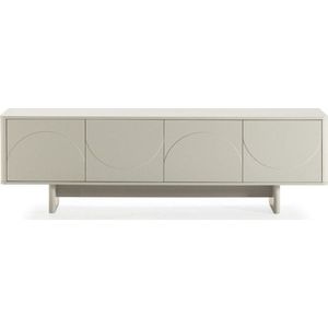 Krémový TV stolek 180x55x40 cm Solei – MOME obraz