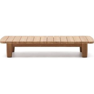 Zahradní odkládací stolek z teakového dřeva 70x140 cm Tirant – Kave Home obraz