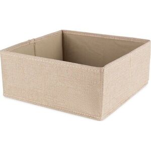 Béžový látkový úložný box 28x12x12 cm Sandy – Compactor obraz