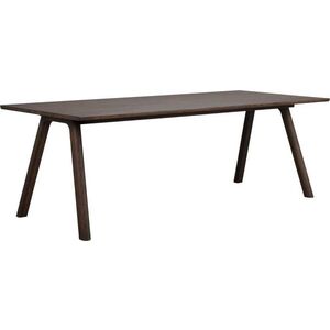 Rozkládací jídelní stůl z dubového dřeva 95x220 cm Clapperton – Rowico obraz