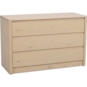 Komoda v dekoru dubu ve světle přírodní barvě 110x70x45 cm Melstone – Rowico obraz