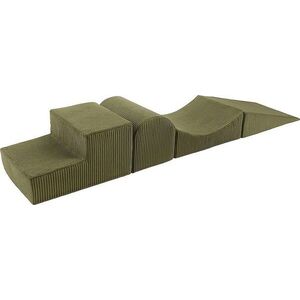 Khaki pěnové hřiště 3 ks výška 30 cm 45x193 cm – Meowbaby obraz